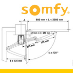 Somfy Axovia 3S io Pack Comfort 1216596 – zestaw automatyki do bram skrzydłowych