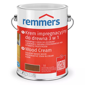 Remmers Holzschutz-Creme Krem impregnacyjny do drewna 5L - orzech włoski