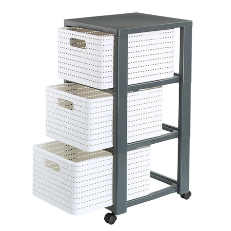 Rotho Regał Country Home 3x18L/A4 Biały