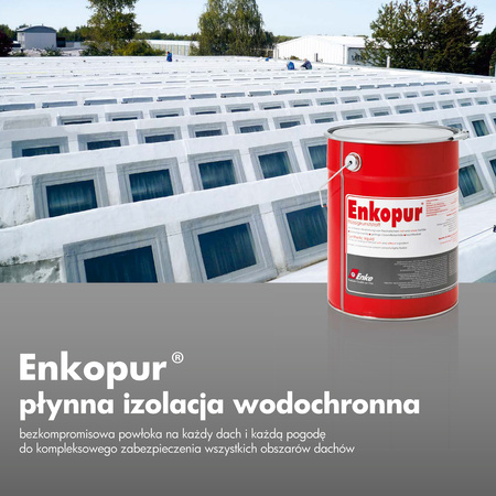 Enke Enkopur Srebrno-szary 12,5 kg Ochronna warstwa do połączeń dachowych