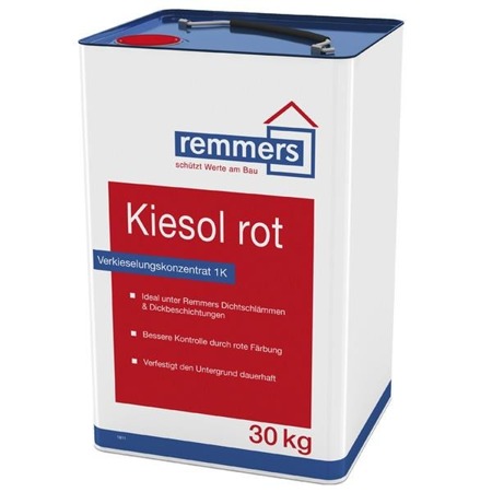 Kiesol Rot Preparat krzemionkujący z barwnikiem kontrolnym - 30kg