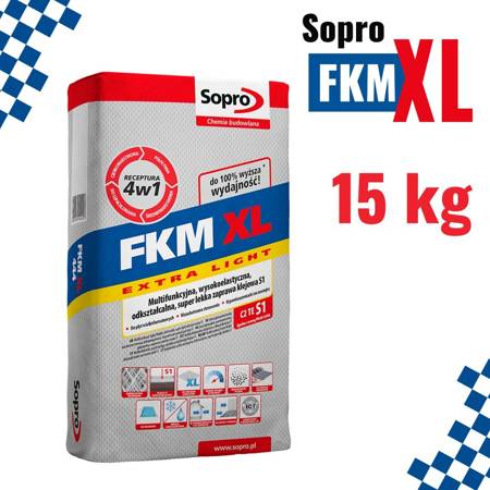 OUTLET  SOPRO FKM XL 444 MultiFlexKleber Extra Light Fliesenkleber Flexmörtel 15 KG