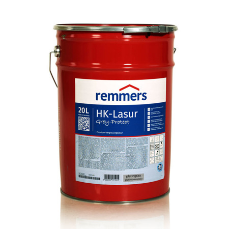 Outlet Remmers HK-Lasur Grey-Protect 20 L - platynowoszary