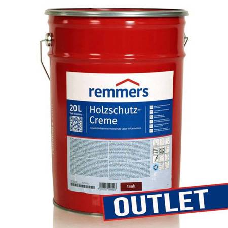 Outlet Remmers Holzschutz-Creme 20 L - Teak