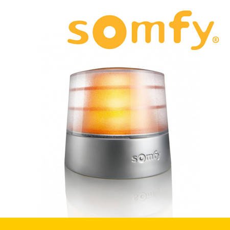 Outlet Somfy Pomarańczowa lampa ostrzegawcza  z anteną io, 24V 9016924
