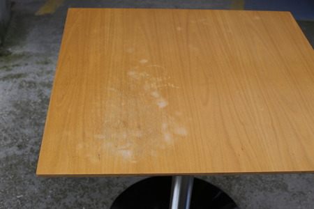Stół kwadratowy na jednej nodze  80x80x74 cm